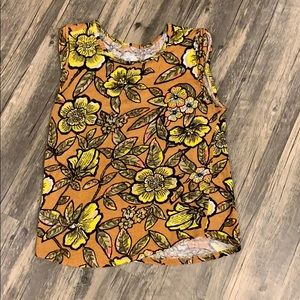 Multicolored Floral Tank